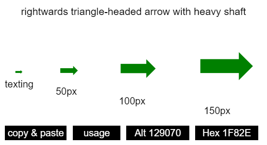 rightwards-triangle-headed-arrow-with-heavy-shaft