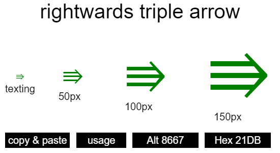 rightwards-triple-arrow