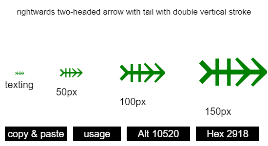 rightwards-two-headed-arrow-with-tail-with-double-vertical-stroke