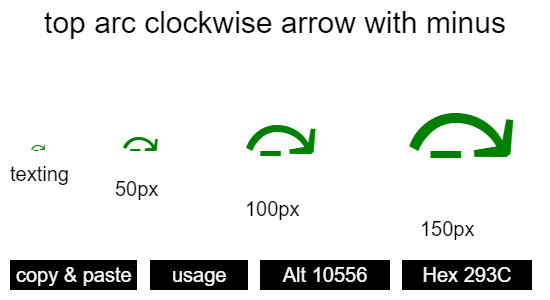 top-arc-clockwise-arrow-with-minus