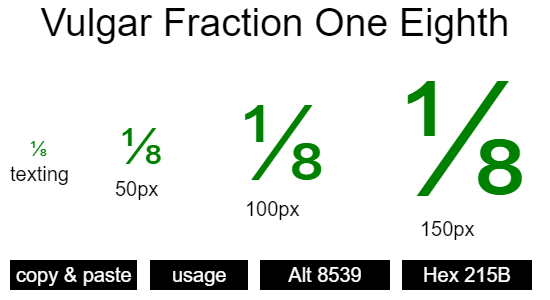 Vulgar-Fraction-One-Eighth