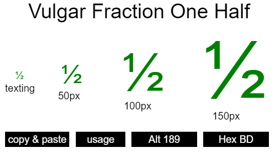 Vulgar-Fraction-One-Half