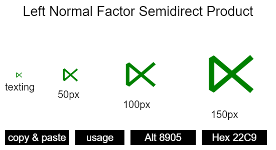 Left-Normal-Factor-Semidirect-Product