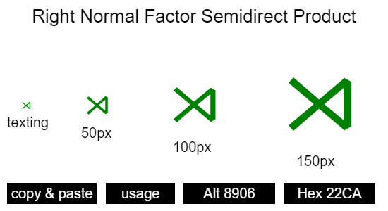 Right-Normal-Factor-Semidirect-Product
