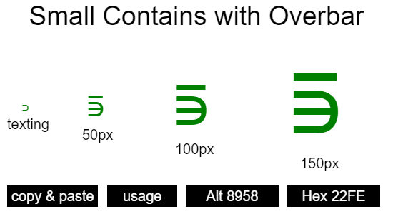 Small-Contains-with-Overbar