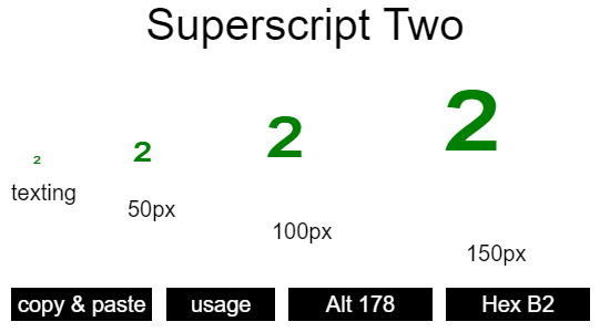 Superscript-Two