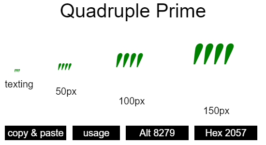 Quadruple-Prime