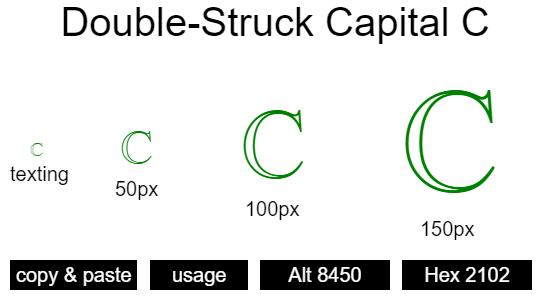 Double-Struck-Capital-C