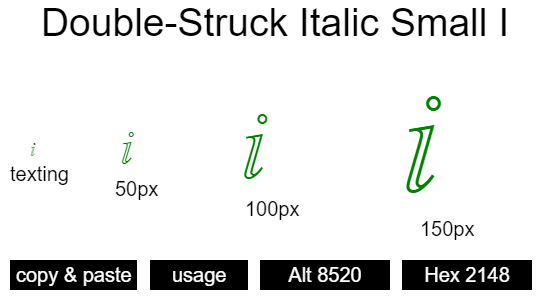 Double-Struck-Italic-Small-I