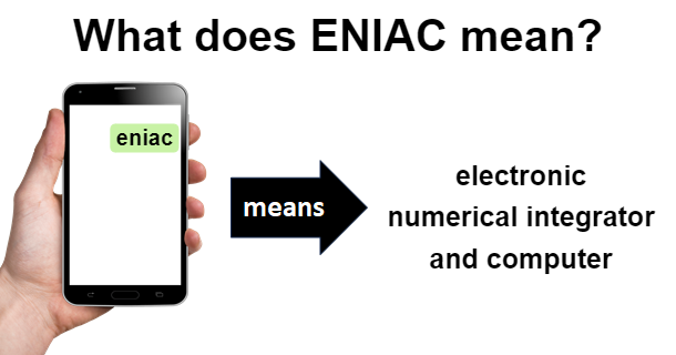 meaning of ENIAC