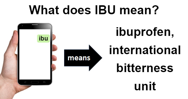 meaning of IBU